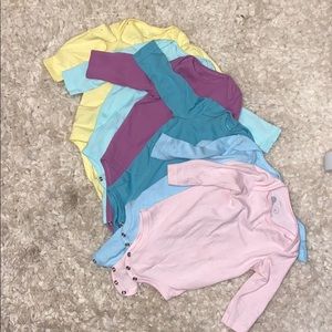 Primary long sleeve onesies